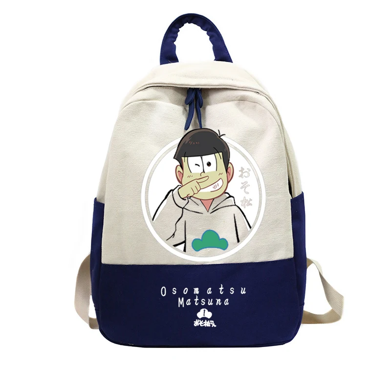 6 Аниме osomatsu san лоскутный рюкзак женский дорожный рюкзаки для подростков девочек osomatsu-san Bagpack женский Mochila - Цвет: 6