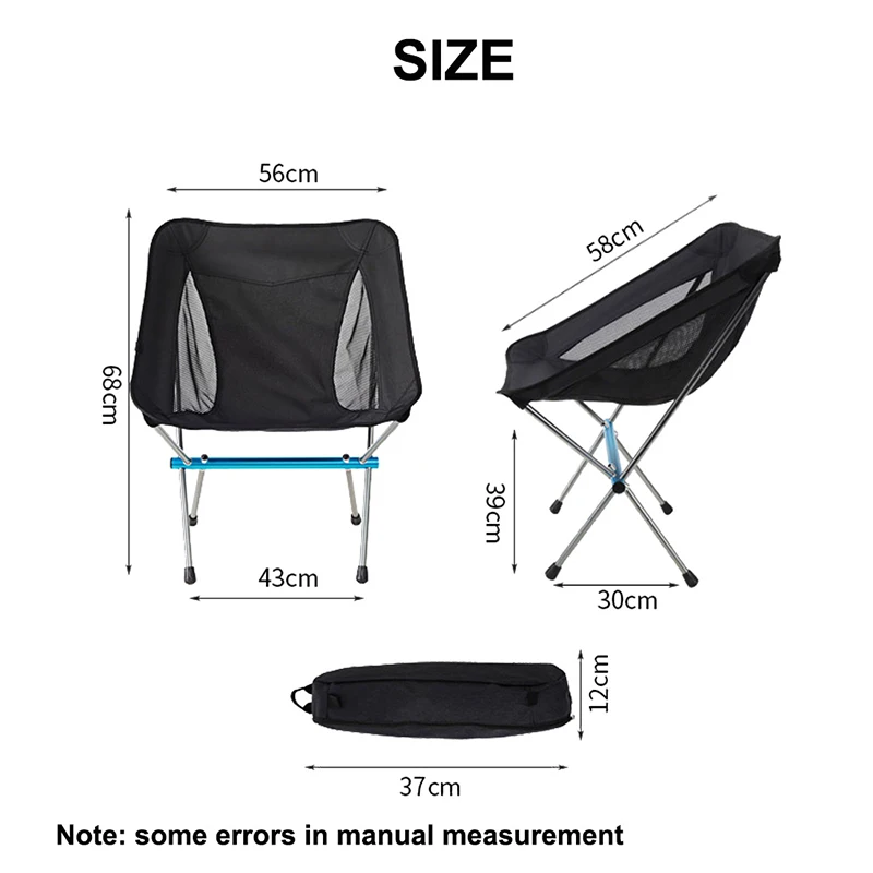 구매 휴대용 캠핑 의자 피크닉 비치 낚시 의자 야외 Fuiniture 경량 접는 의자 캠핑 하이킹에 대 한 캐리 가방