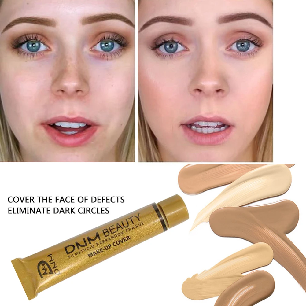 

DNM 14 Colors Liquid Concealer Foundation Cream Face Contour Modification Waterproof Makeup Base Cosmetic Maquillage