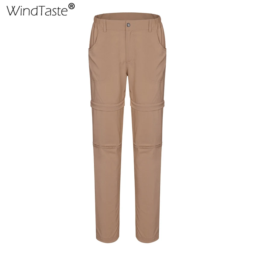 WindTaste женские летние быстросохнущие съемные Походные штаны дышащие брюки для
