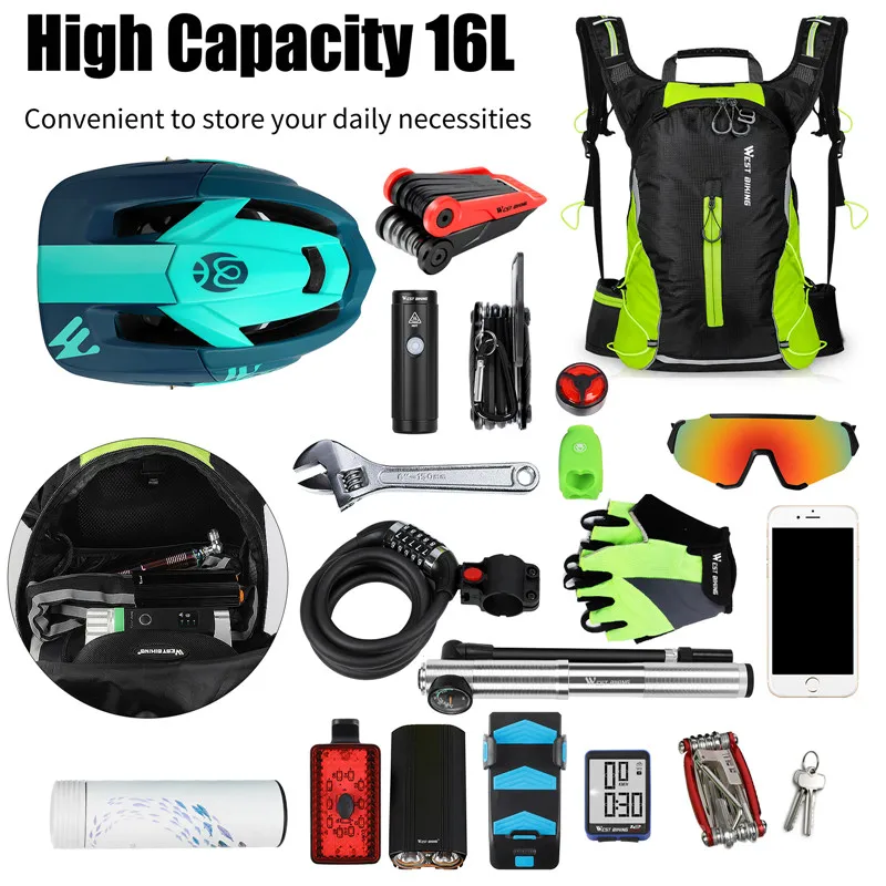 WEST BIKING велосипедная сумка для спорта на открытом воздухе рюкзак велосипед Пеший