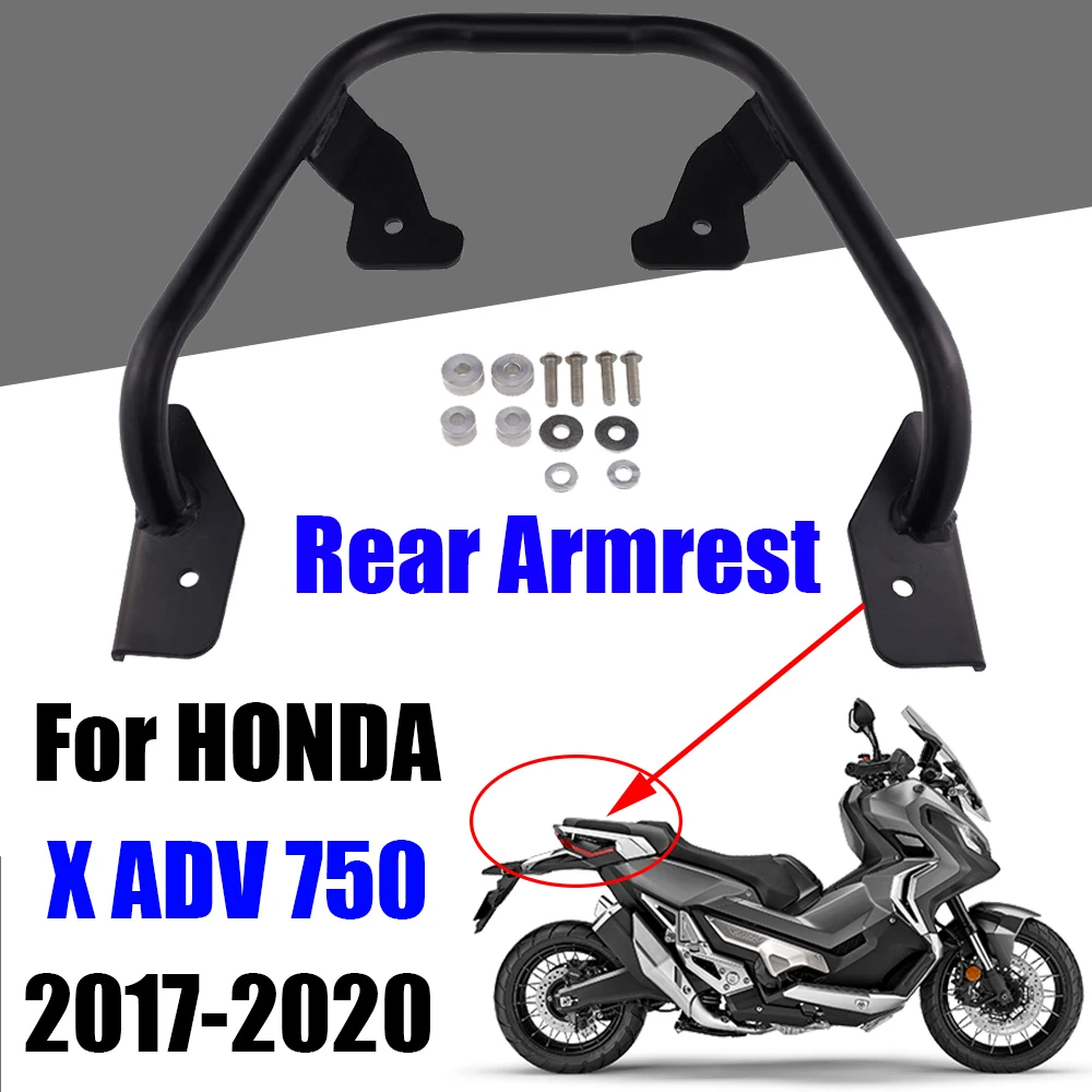 

For HONDA XADV 750 X-ADV X ADV 750 2017-2020 Motorcycle Accessories Rear Pillion Passenger Armrest Handgrips Grab Bar Handle Bar