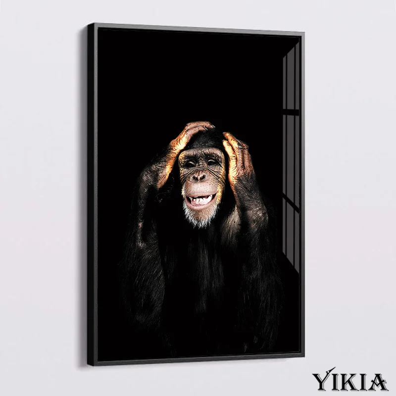 

Phoenix Pirate Elephant Monkey Chimp Expression wall Poster Abstract Animal Canvas Print Art Picture Nordic Rome Decor Prints