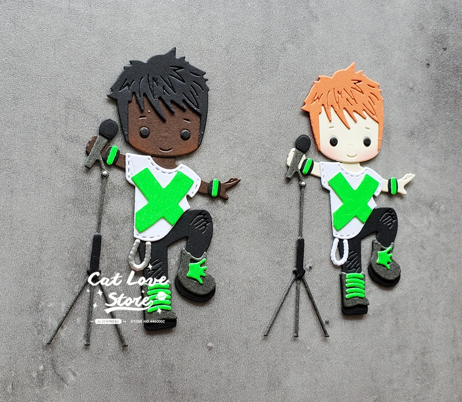 Металлические штампы Catlove для мальчиков рок певицы искусственный трафарет