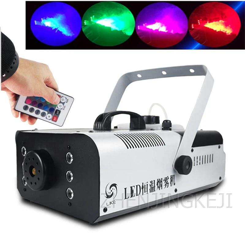 

220v~240v Effects Smoke Machine Constant Temperature Smoke Machine Colorful Stage Spray Machine Small Dry Ice Smoke Machine