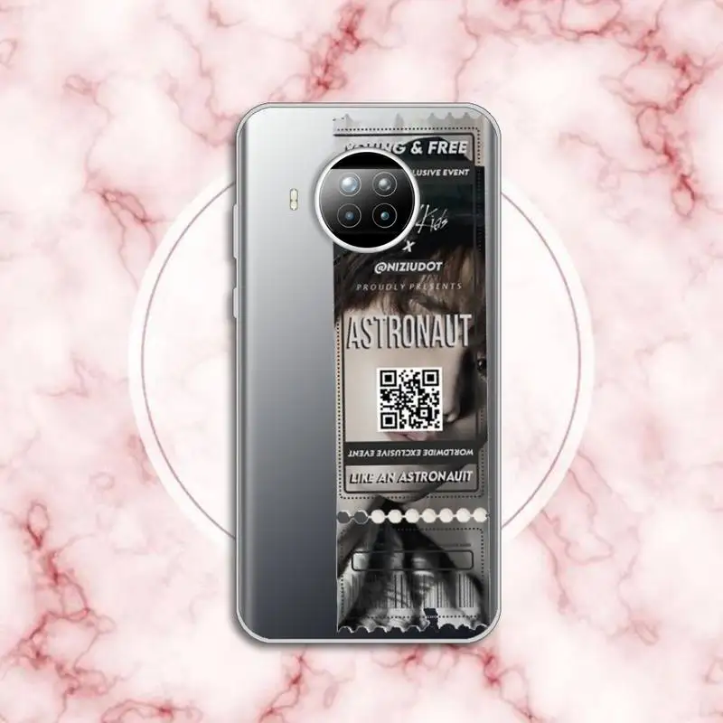 

Stray Kids Air tickets Design Phone Case Transparent for Xiaomi Redmi note 10 t 8 9 pro lite 11