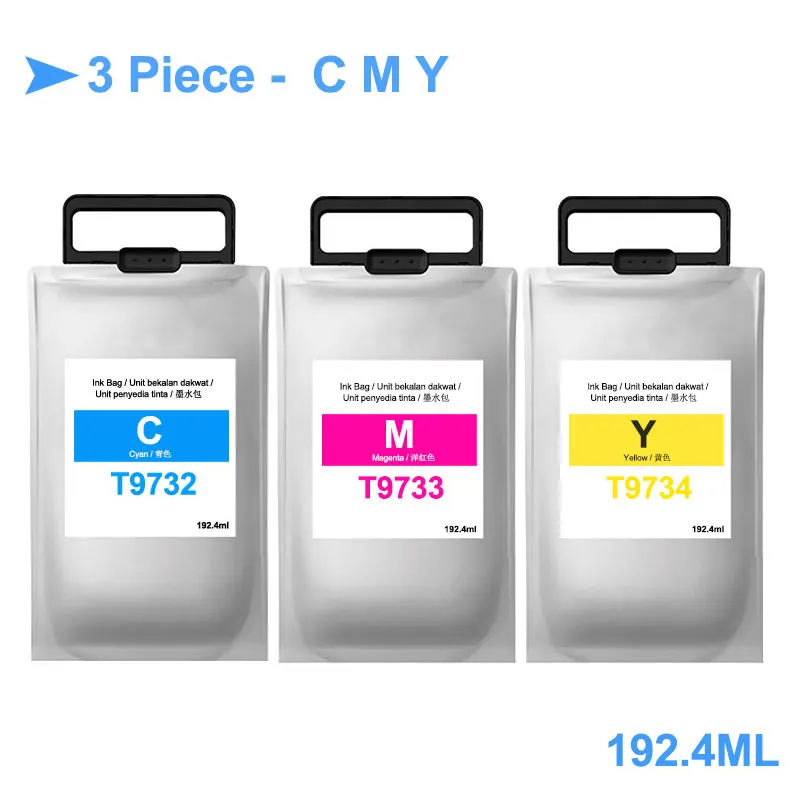 3 Bags - Tri-colors T9731 XL T9731-T9734 пигмент чернильная коробка с чип для Epson рабочей силы Pro Epson WF-C869Ra PX-S7070S M7070FX принтер - Цвет: 3 Bags - Tri-colors