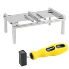 Рабочий стол для жесткого диска HDD 2,5 дюйма 3,5 дюйма, рабочая подставка, приспособление + Магнитный экстрактор для открытия, инструмент для замены, восстановление данных