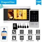 Видеодомофон Dragonsview с Wi-Fi и управлением через приложение Tuya, 7 дюймов