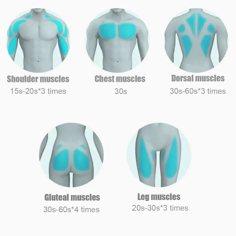 Массажный пистолет для мышц 9 в 1 массажер спортивной терапии тела 4000 об/мин