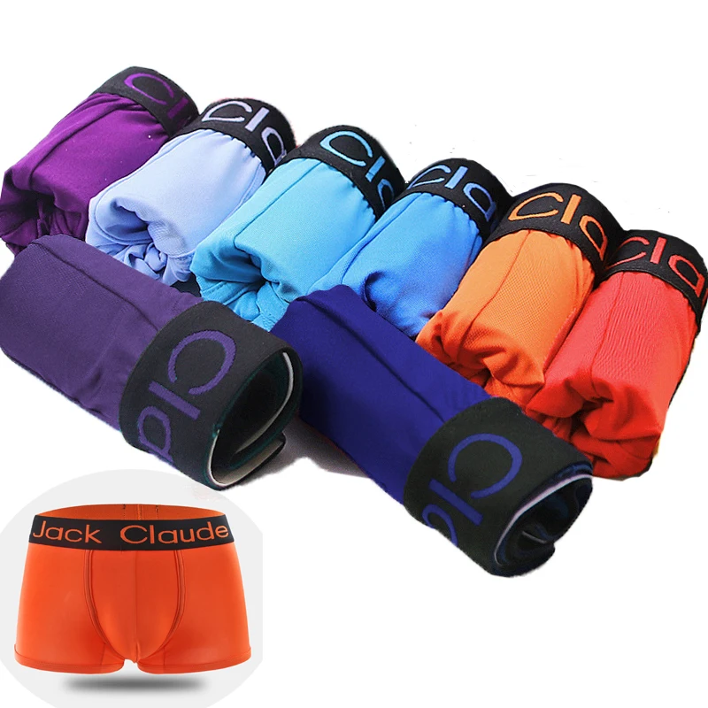 

4pcs Underwear Male Boxer Shorts Cueca Modal Sexy Men Panties Soft Underpants Boxer For Man Panties Comfortable U-Convex Shorts