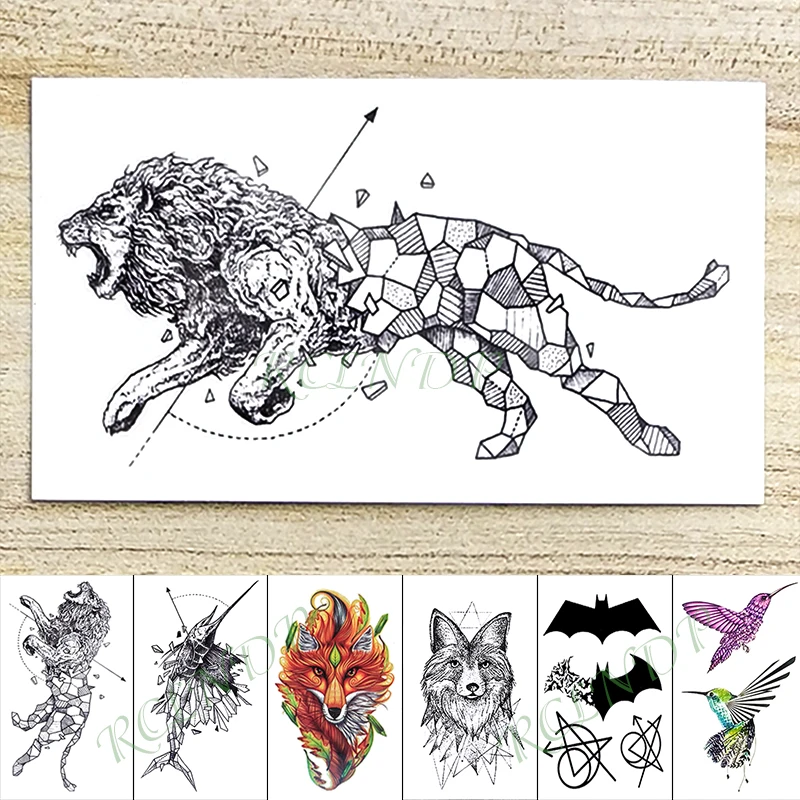 Waterproof Temporary Tattoo Sticker Animal Eagle Bird Hawk Skull Fake Tatto Hand Arm Foot Flash Tatoo for Kid Girl Men Women | Красота и