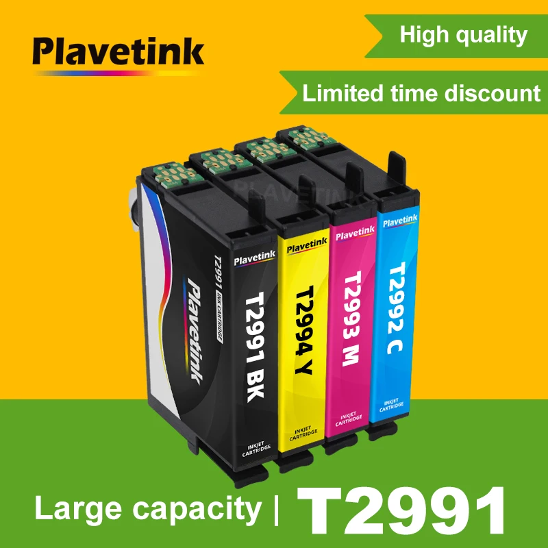 Чернильный картридж Plavetink T2991 29 T29 совместимый для Epson 29XL XP 235 332 432 247 442 342 345
