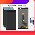 ЖК-дисплей IPS для Sony Xperia XA2 H3113 H3123 H3133 H4113 H4133, дисплей с сенсорным экраном и дигитайзером в сборе, Замена для Sony XA2 LCD