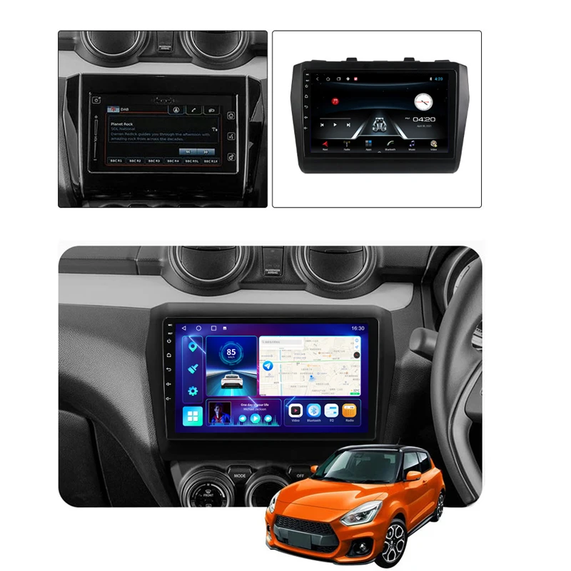 Автомобильный радиоприемник JUSTNAVI GPS IPS для Suzuki Swift 5 2016-2020 автомобильный