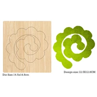 wood cutting dies christmas steel rule die rubber stamps for card making bow flower decoration valentines day wholesale