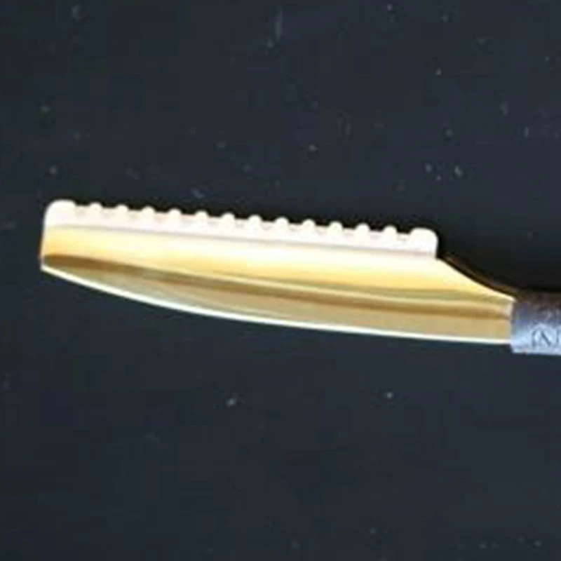 

Golden Color Professional Hair Thine Razor Cut My Hair Razor Blade Sword Scraping