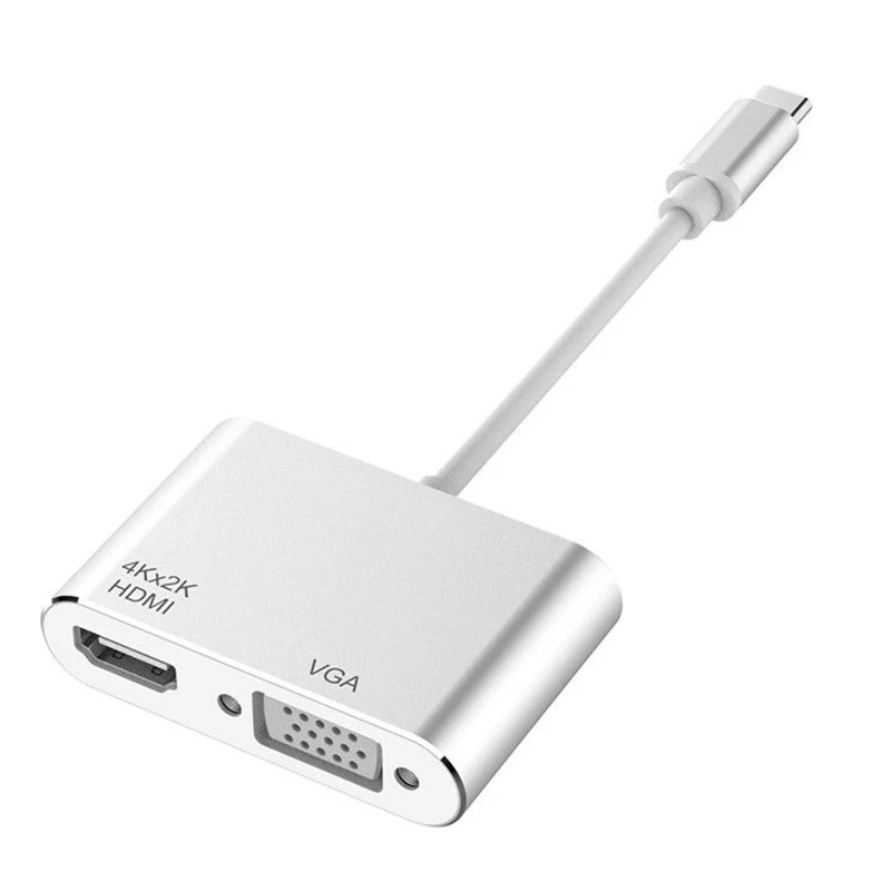 Адаптер Usb Type C в Hdmi Vga переходник Папа-мама Type-C аудио-видео кабель для Macbook Usb-C