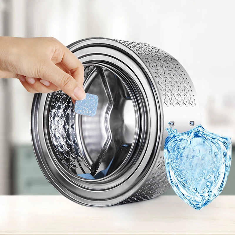 

Washing Machine Cleaner Antibacterial1Pcs Descaler Washer Cleaning Laundry Soap Detergent Effervescent Tablet Washer Cleaner
