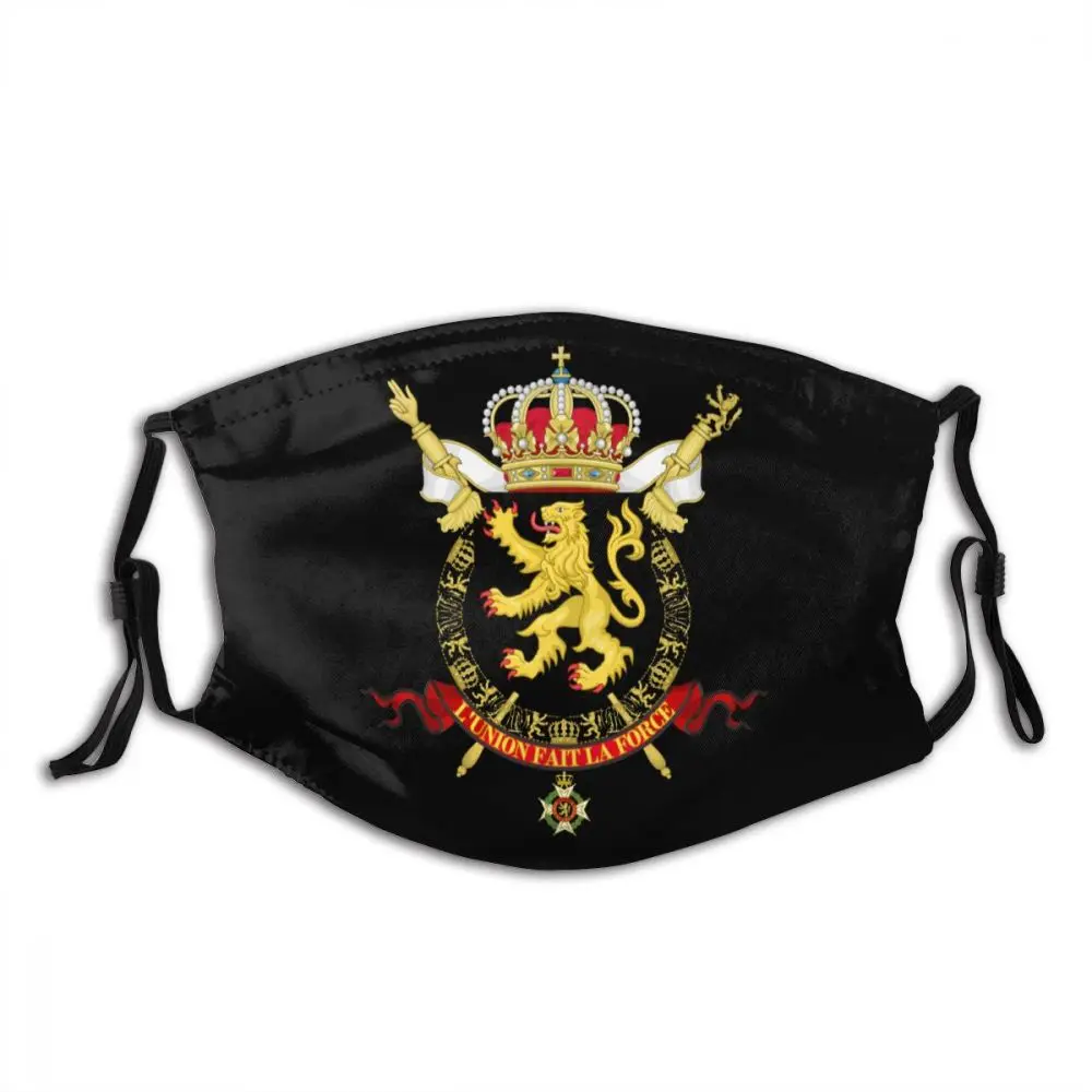 Бельгийский герб крутая маска для лица противотуманная Пылезащитная респиратор