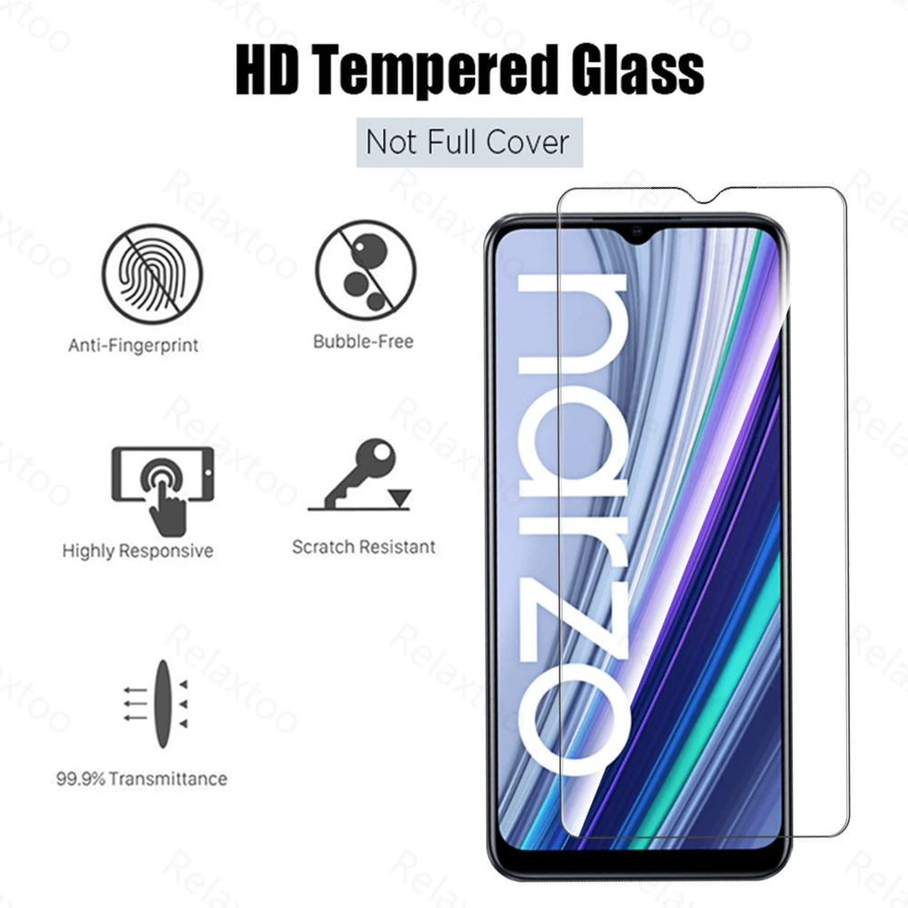 Чехол Realmy Narzo 30A 3 шт. закаленное стекло для Oppo Realme Narzo30A 30 A Защитное телефона realmi real