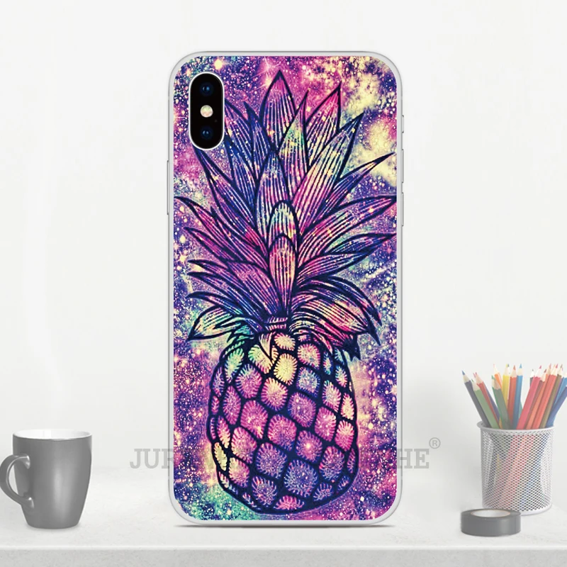 Принт резиновый мягкий из ТПУ Fundas ананасы фрукты чехол для телефона Oneplus One / 6 plus 7