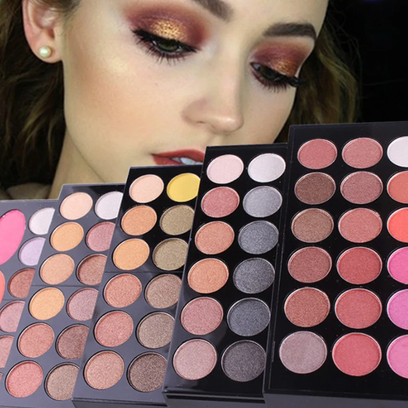 Профессиональные Тени для век румяна косметическая основа макияжа пудра лица