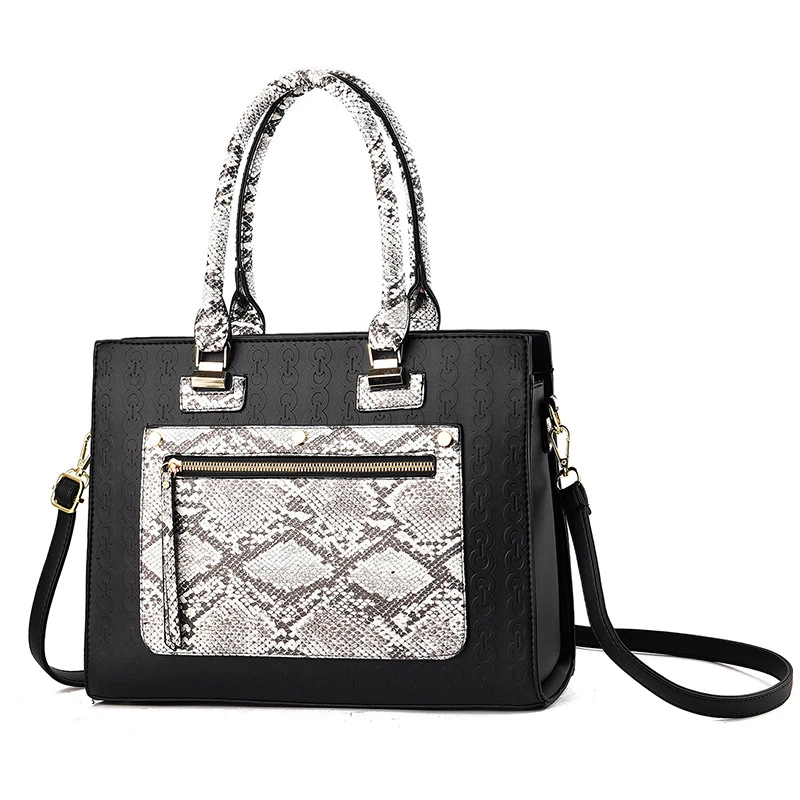 Змеиной кожи женская сумка новые модные сумки из натуральной тенденция плеча