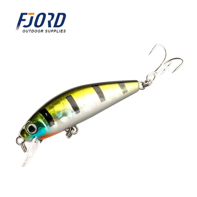 FJORD качественные 6 8 г 50 мм тонущие приманки Minnow воблеры Jackbait лазерные жесткие