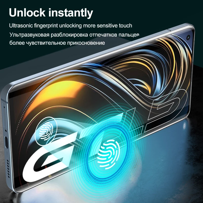 Гидрогелевая пленка с полным покрытием для Realme GT Neo 8 7 6 5 Pro защитная экрана X2 X50 X7 C3