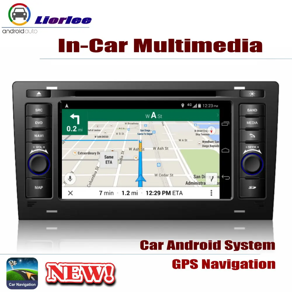 Автомагнитола с GPS-навигацией для Audi A8 1994-2003 мультимедийный проигрыватель на Android