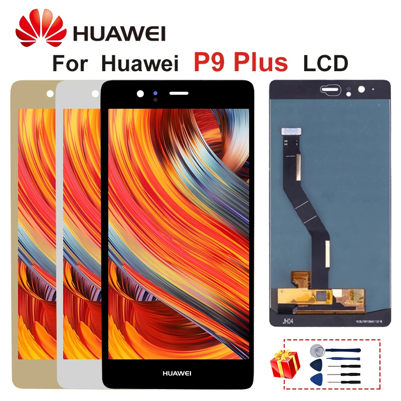 5 &quotAMOLED для Huawei P9 плюс ЖК дисплей с сенсорным экраном дигитайзер в сборе запчасти