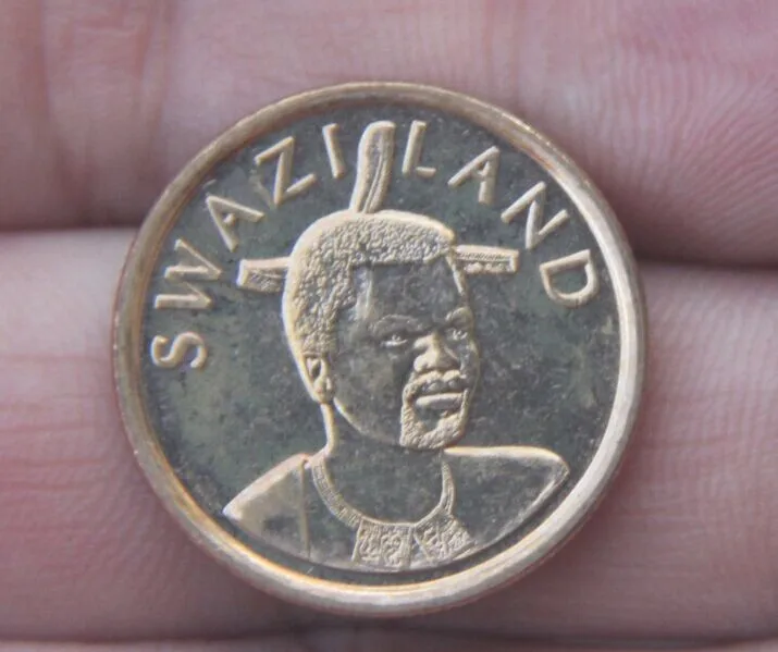 22 мм Свазиленд 100% натуральная копилка оригинальная коллекция|collectible coins| |