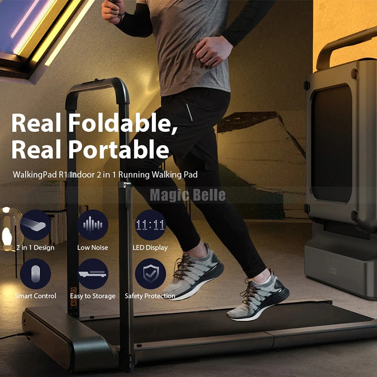

WalkingPad R1 2 IN 1 Folding Running Walking Pad Fitness Treadmill with Handrail Outdoor/Indoor