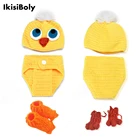 Одежда для новорожденных 0-3 м, реквизит для фотографирования, новый костюм цыпленка ручной работы для девочек и мальчиков, Аксессуары для младенцев