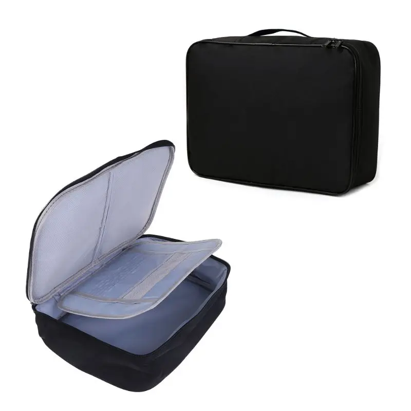 

Document Ticket Bag 2 Layers Large Capacity Waterproof Organizer For Home Travel