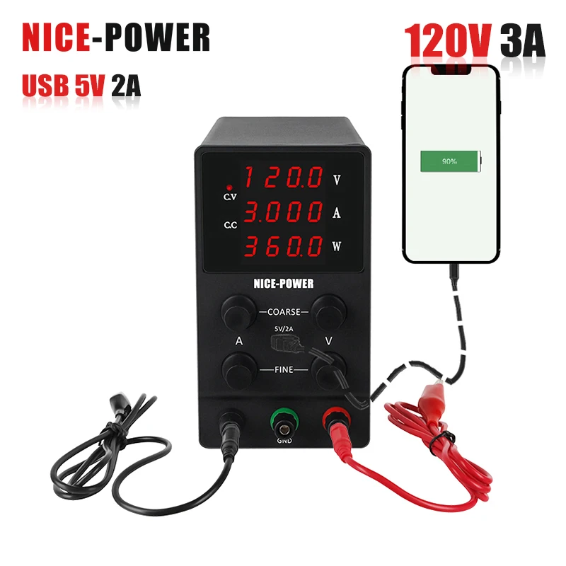 

60V 120V Напряжение регулятор регулируемый лаборатории Питание регулятор тонкой Переключатель настройки источник ЖК-дисплей защита глаз Экра...