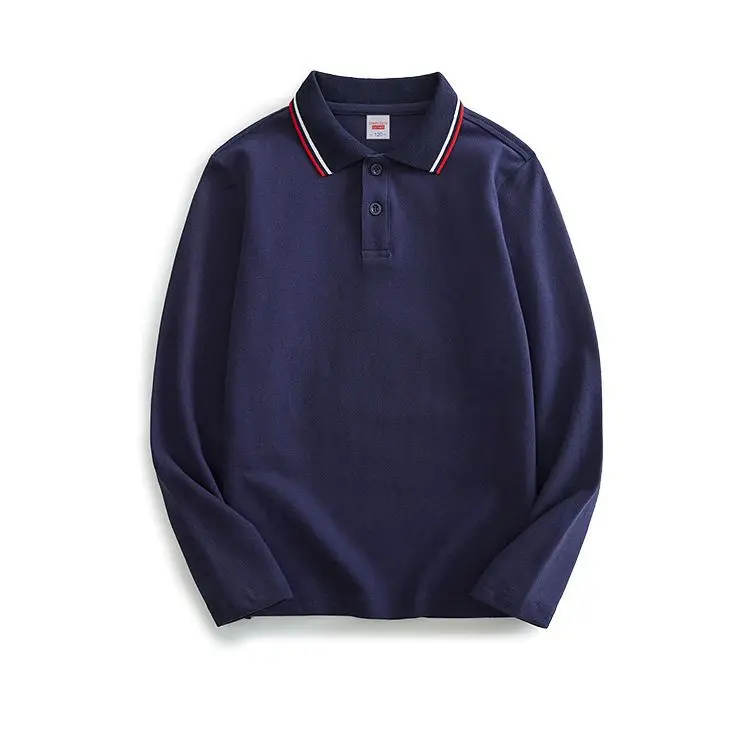 

Fall 2021 new long-sleeved solid color POLO shirt, children's long-sleeved t-shirt polo bottoming top RSTZ12