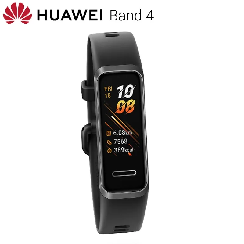 Глобальный браслете Huawei Band 4 цветной сенсорный экран Смарт часы