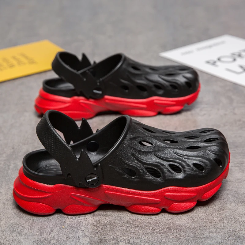 

Men's Sports Sandals Slippers Men Summer Jelly Shoes Trekking Man Sneakers Husband Casual Beach For Flat Rubber Fashion