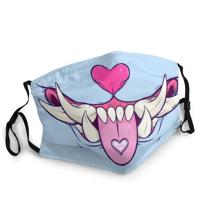 Многоразовая маска для лица Oni Demon Kawaii Pastel Vaporwave японская Hannya Monster против смога
