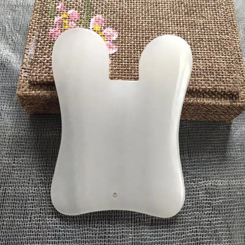 Комплект из 2 предметов афганская белого нефрита гуашь скребок уход за кожей лица