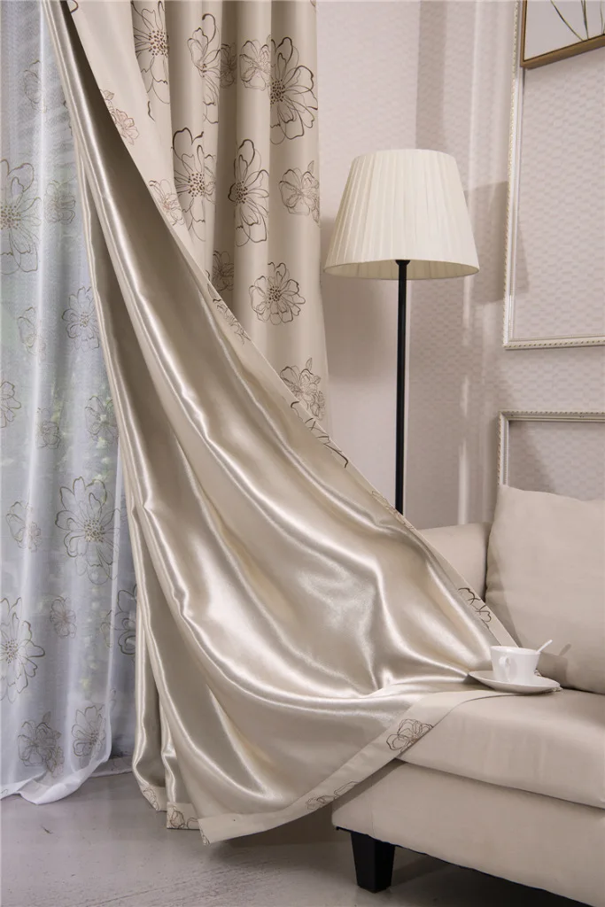 Занавеска s для гостиной столовой спальни полностью затемненная занавеска ткань