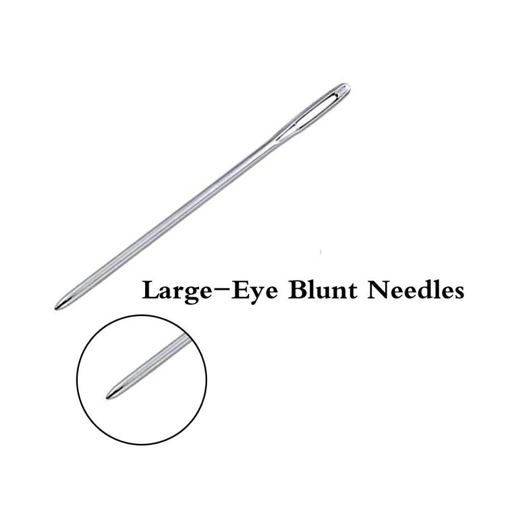 9 шт. тупые иглы стальные большие спицы Трикотажные Иглы для швейной машины набор