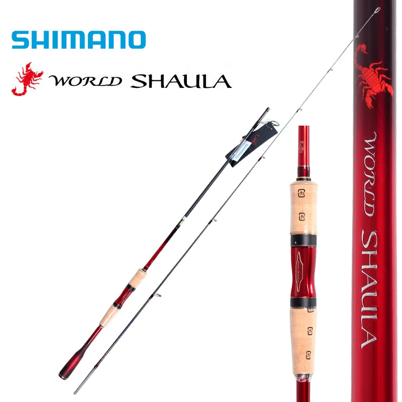 Shimano литье/спиннинговая Удочка World Shaula 9 размеров в наличии Высокое качество Fishiing
