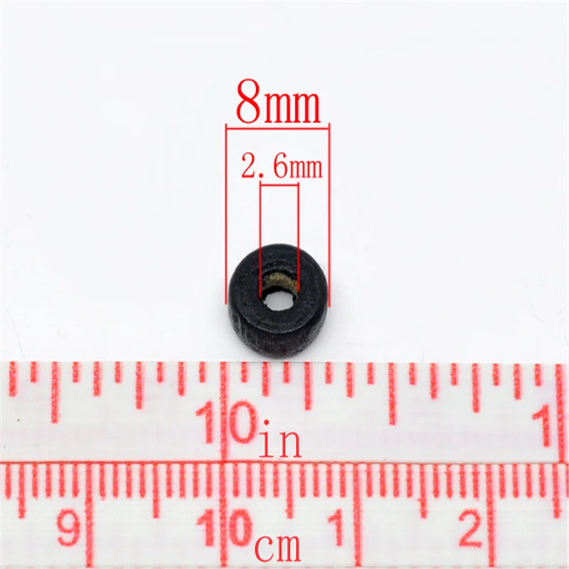 1000 шт. деревянные бусины разделители для украшений сделай сам Отверстие: 2 6 мм|beaded