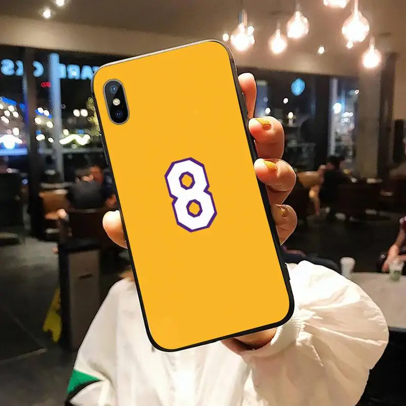 

Lucky Number Basketball 23 24 Phone Case for iPhone 11 12 mini pro XS MAX 8 7 6 6S Plus X 5S SE 2020 XR shell