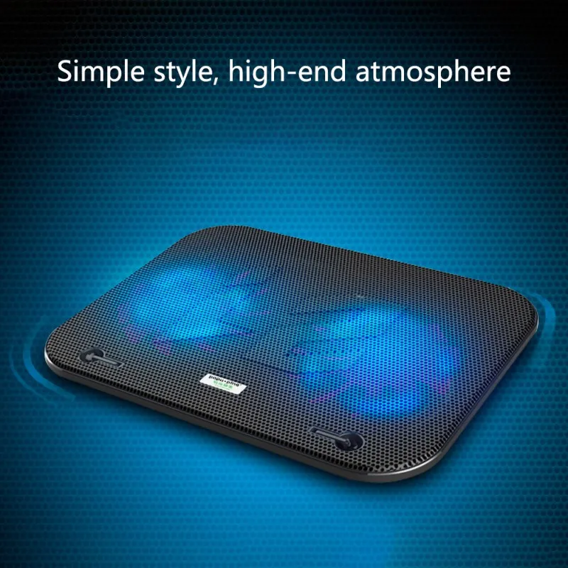 Охлаждающая подставка для ноутбука с usb питанием 2 вентилятора низким уровнем