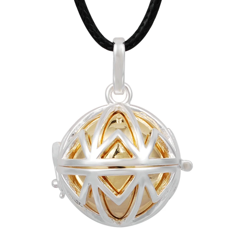 Юдора 20 мм Мода бас круглый шар медальон Клетка подвеска с 1 шт. ПЕРЕЗВОН МЯЧ