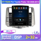 Android системы автомобильный мультимедийный плеер навигация GPS радио для Toyota PRADO 150 2009 2010 2011 2012 2013 2.5D сенсорный экран